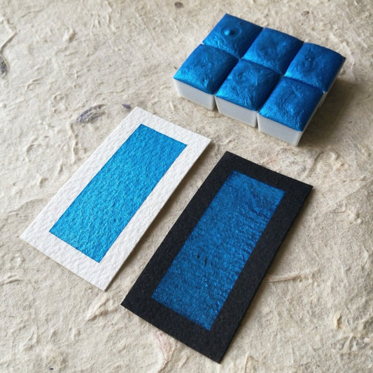 "Sky Blue" - Bright Blue Shimmer