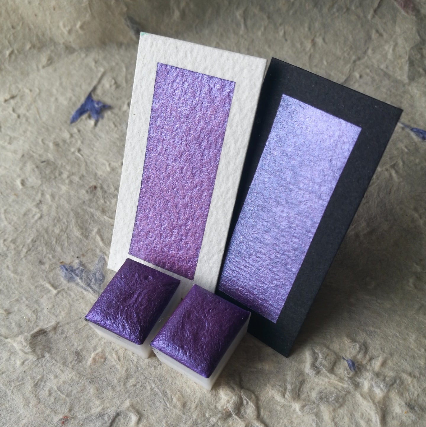 Discontinuing - "Sugar Plum" - Pinkish Purple Shimmer - Individual Half Pan