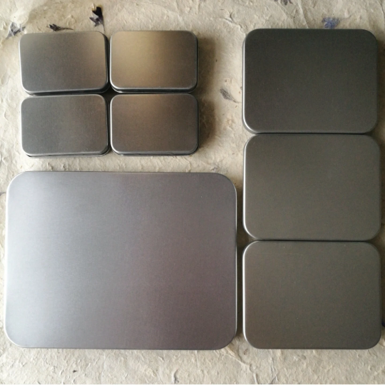 Empty Metal Tin - Various Sizes - Watercolor Palettes (Empty)