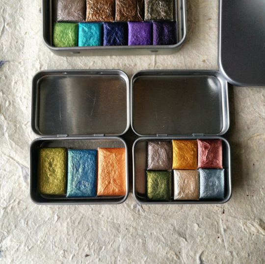 Empty Metal Tin - Various Sizes - Watercolor Palettes (Empty)