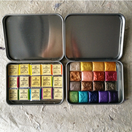 Empty Metal Tin - Various Sizes - Watercolor Palettes (Empty)